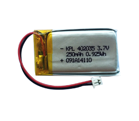 3.7VKPL402035-250mah